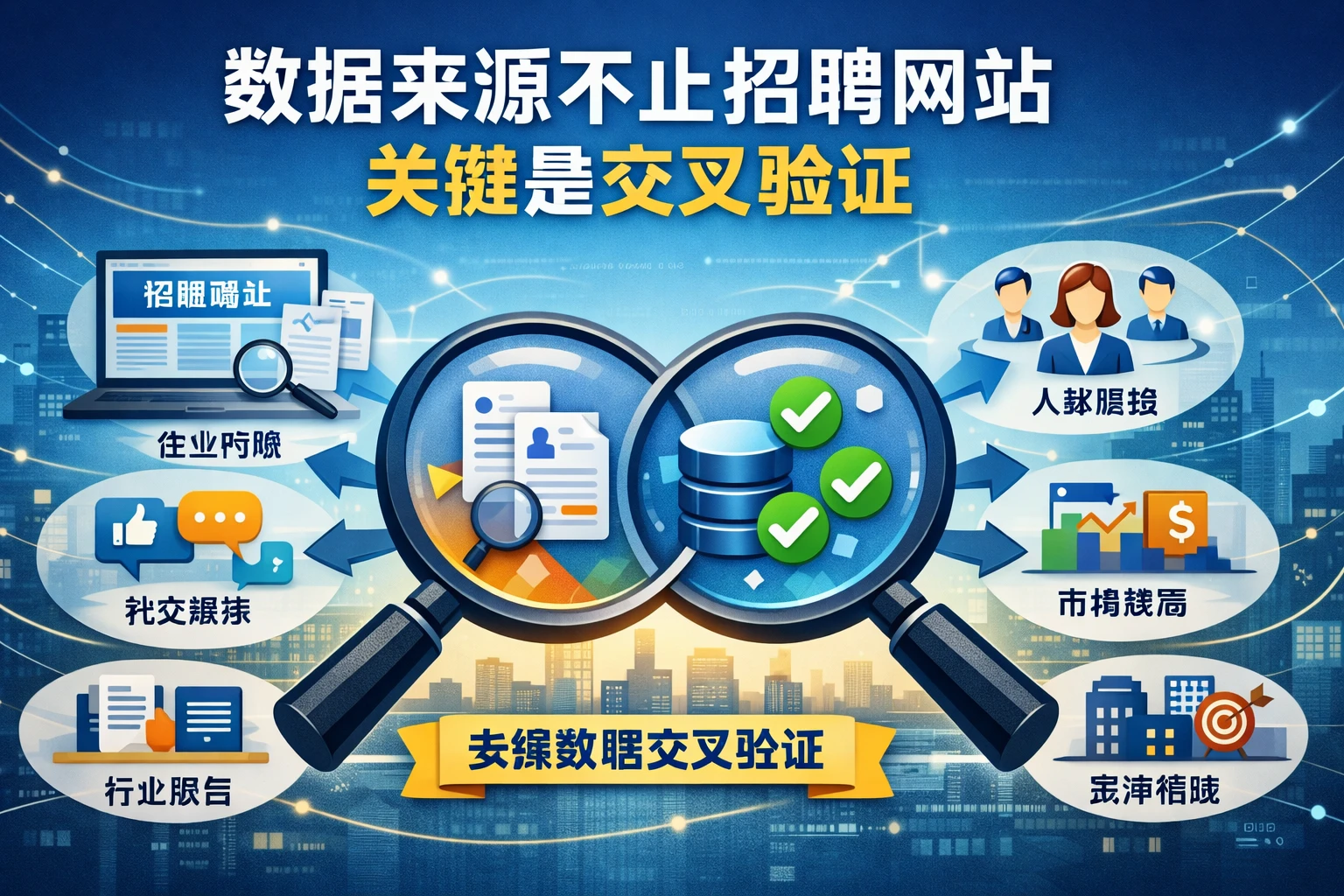 数据来源不止招聘网站,关键是交叉验证