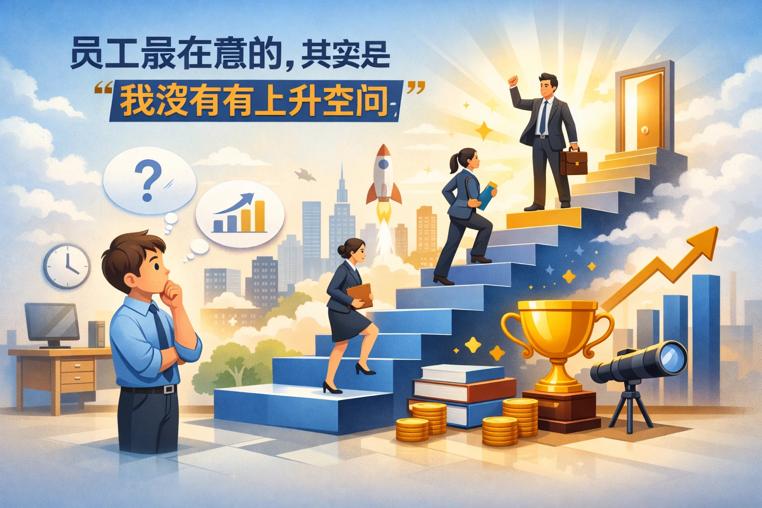 员工最在意的,其实是“我有没有上升空间”
