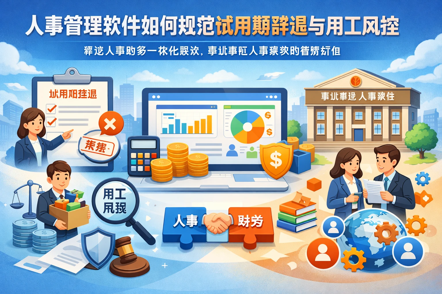 人事管理软件如何规范试用期辞退与用工风控：兼谈人事财务一体化系统、事业单位人事系统的管理价值