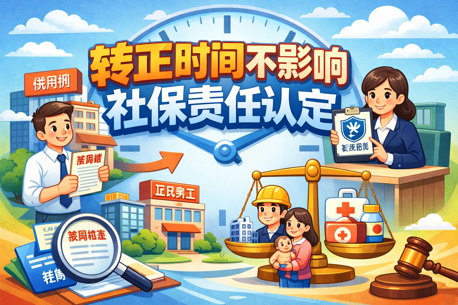 转正时间不影响社保责任认定