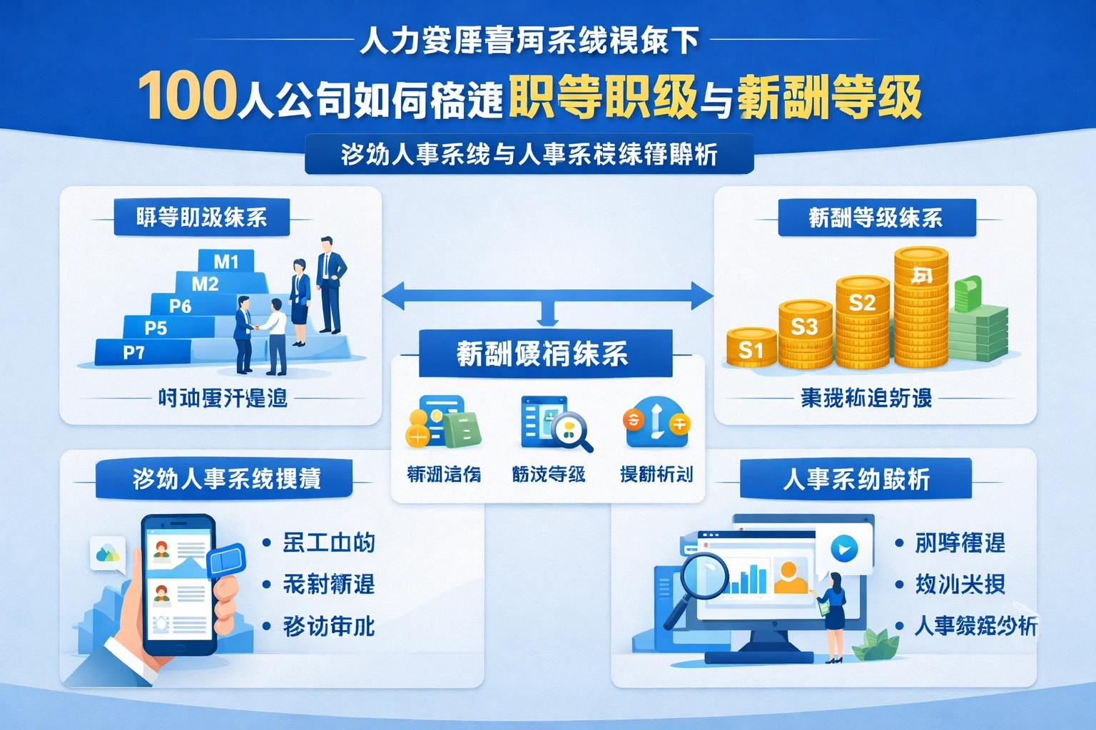 人力资源管理系统视角下，100人公司如何搭建职等职级与薪酬等级｜移动人事系统与人事系统推荐解析