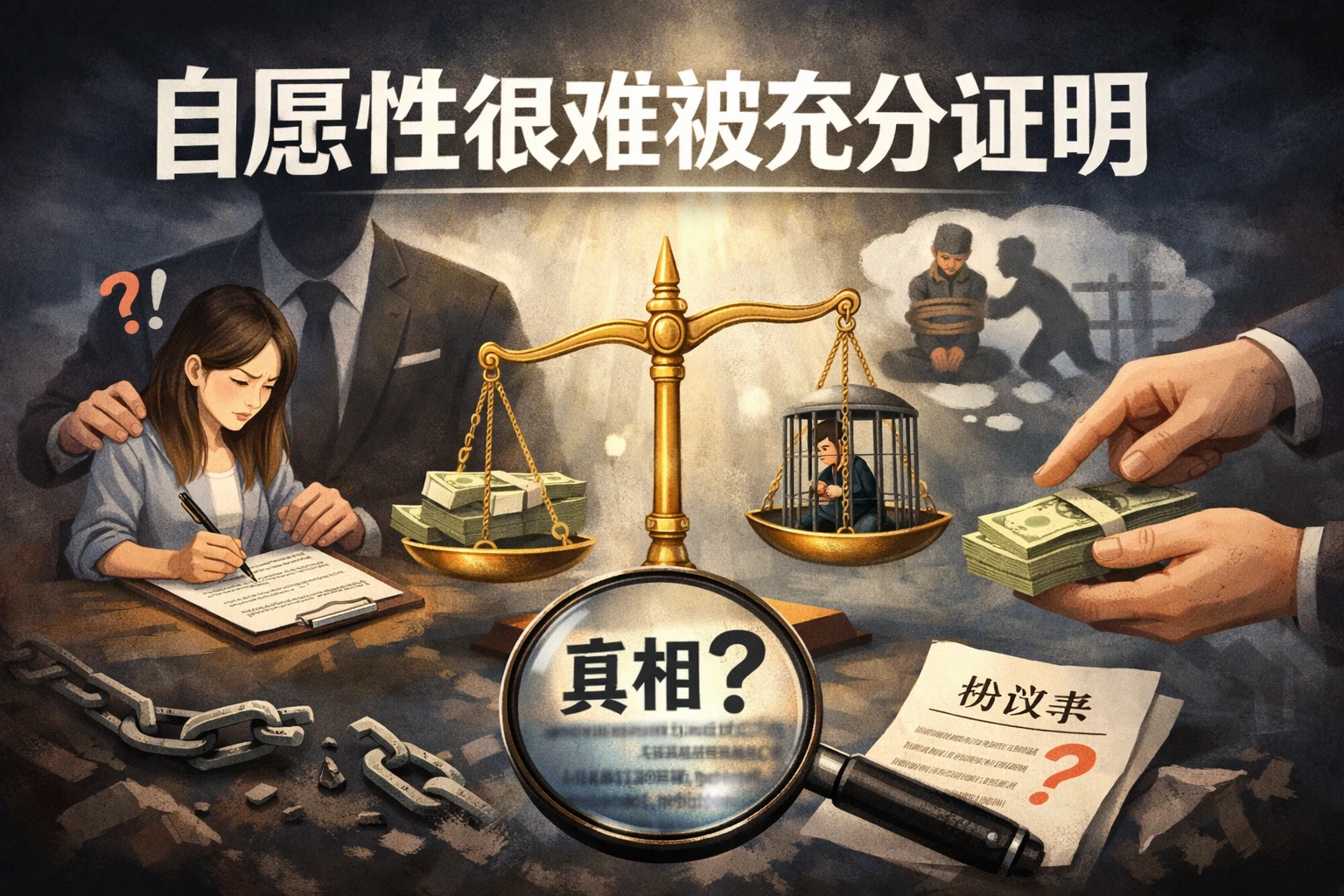 自愿性很难被充分证明