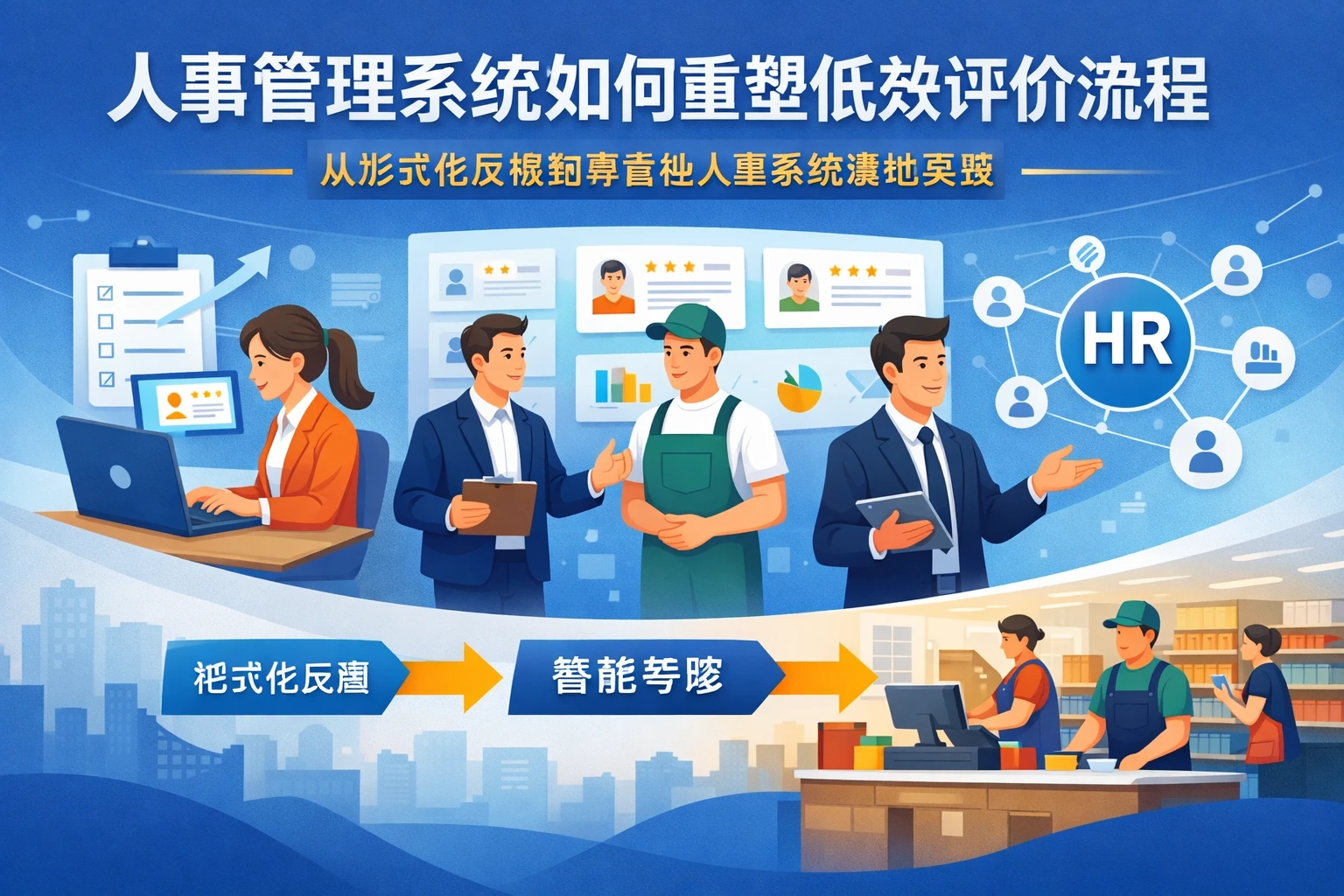 人事管理系统如何重塑低效评价流程:从形式化反馈到零售业人事系统落地实践