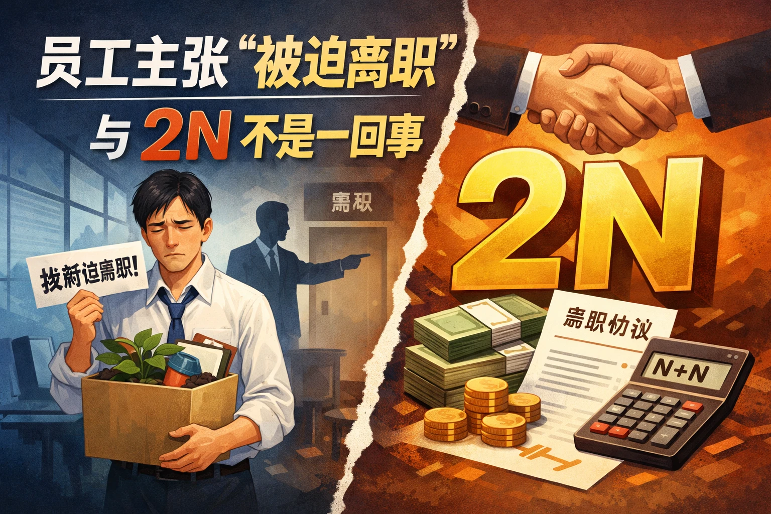 员工主张“被迫离职”与2N不是一回事
