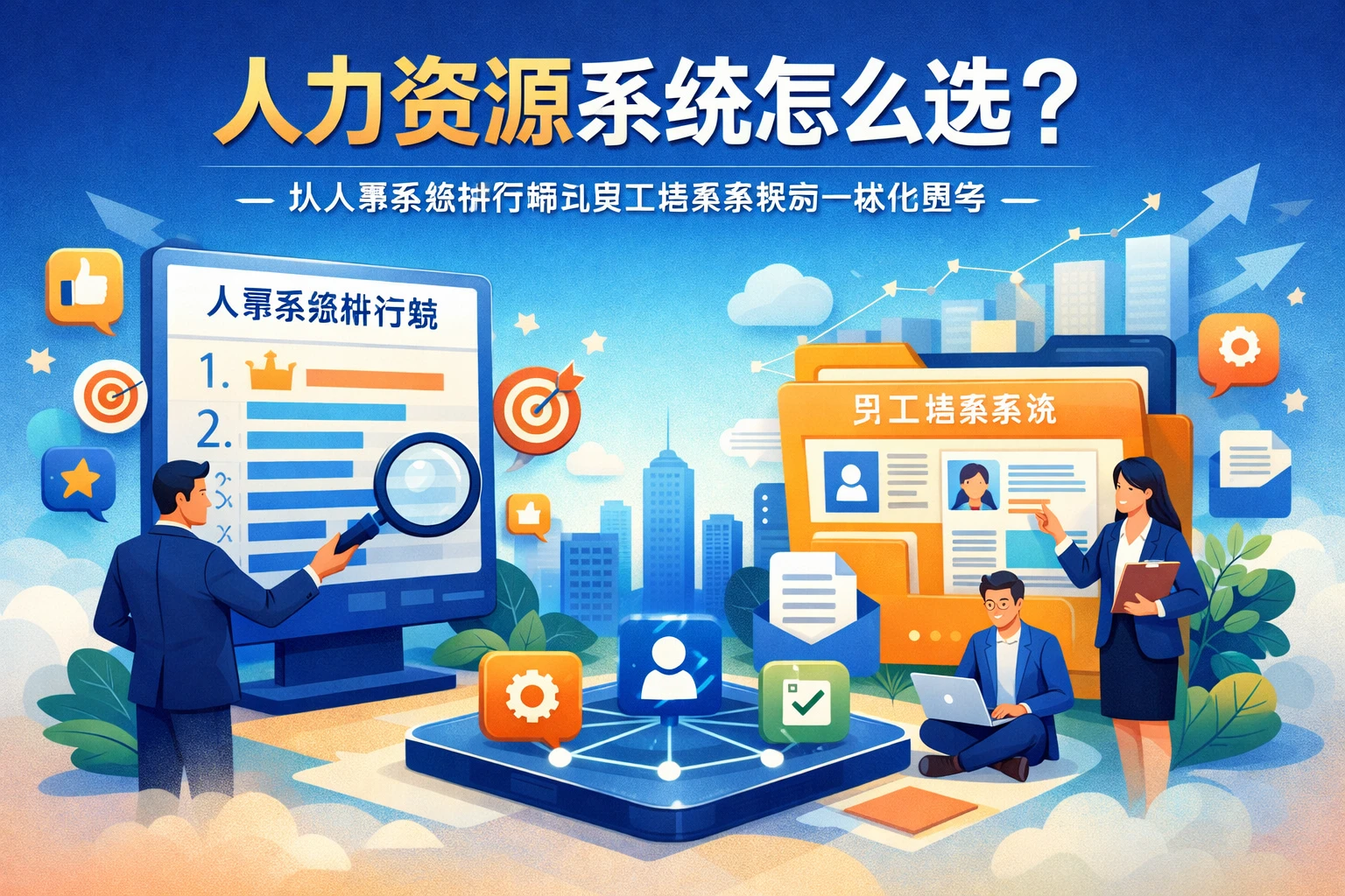 人力资源系统怎么选？从人事系统排行榜到员工档案系统的一体化思考