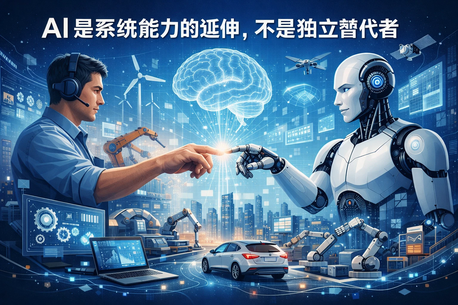 AI是系统能力的延伸，不是独立替代者
