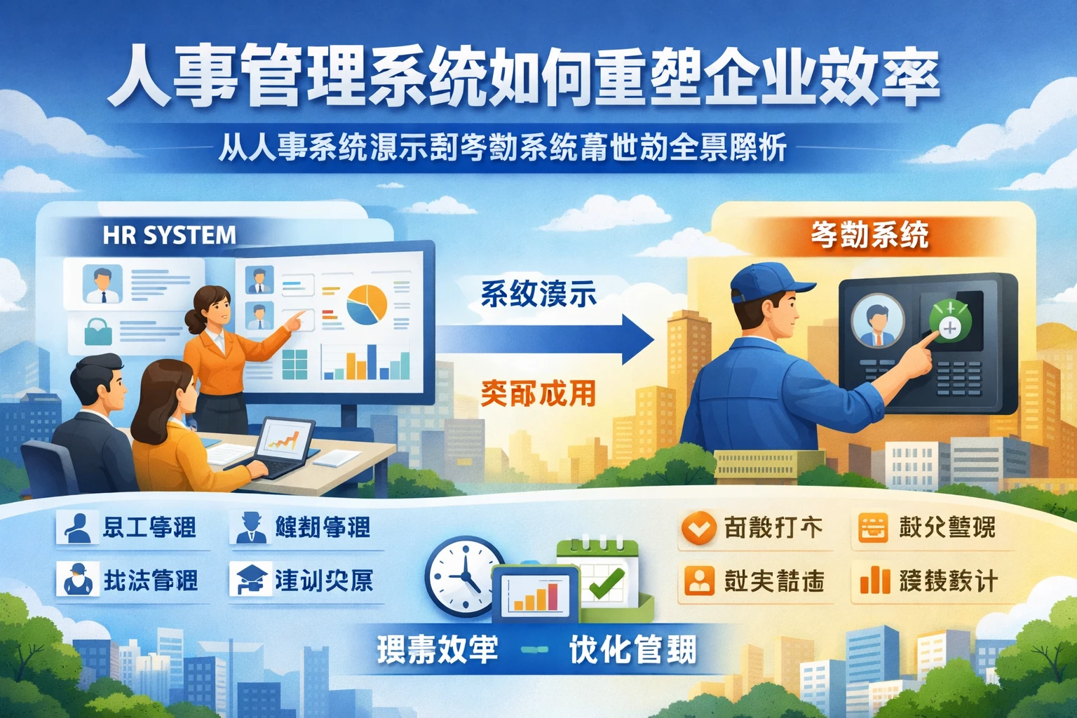 人事管理系统如何重塑企业效率：从人事系统演示到考勤系统落地的全景解析