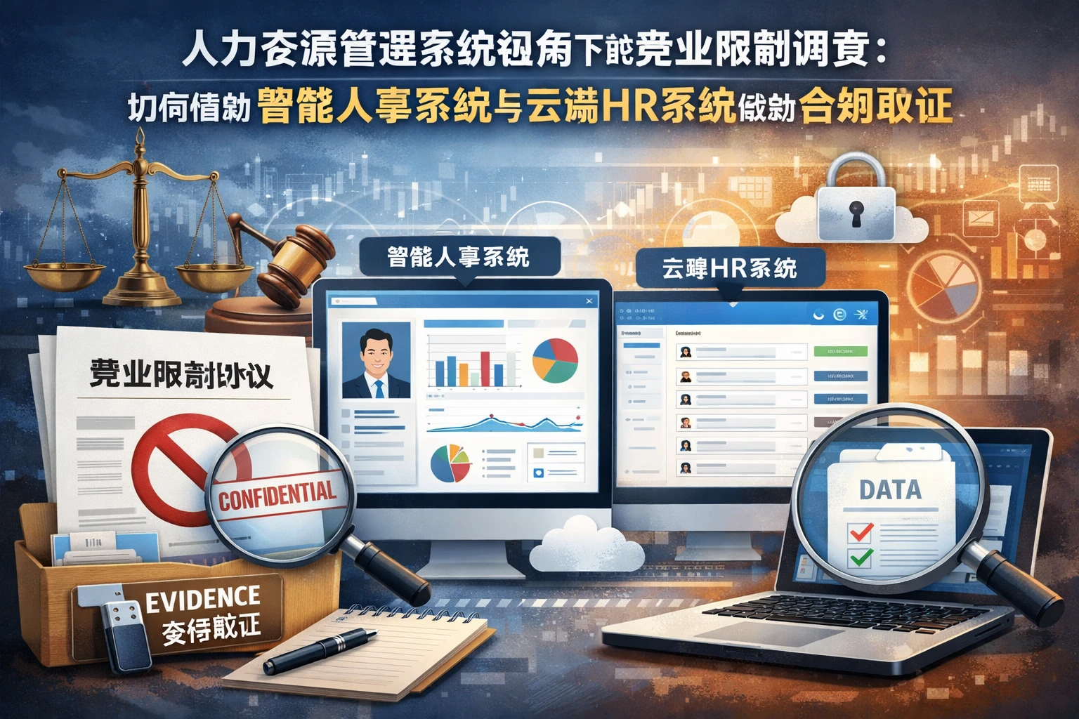 人力资源管理系统视角下的竞业限制调查:如何借助智能人事系统与云端HR系统做好合规取证