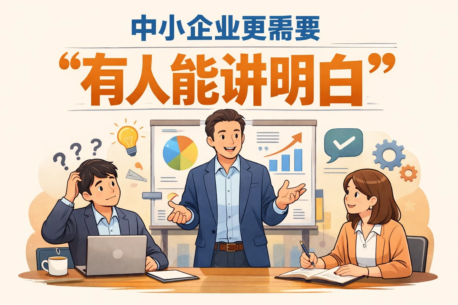 中小企业更需要“有人能讲明白”