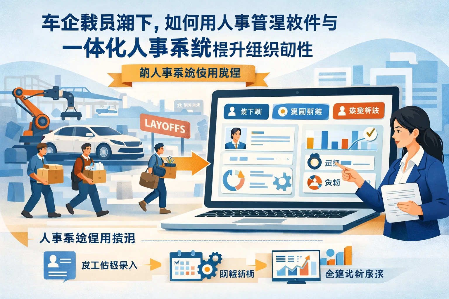 车企裁员潮下，如何用人事管理软件与一体化人事系统提升组织韧性——附人事系统使用教程