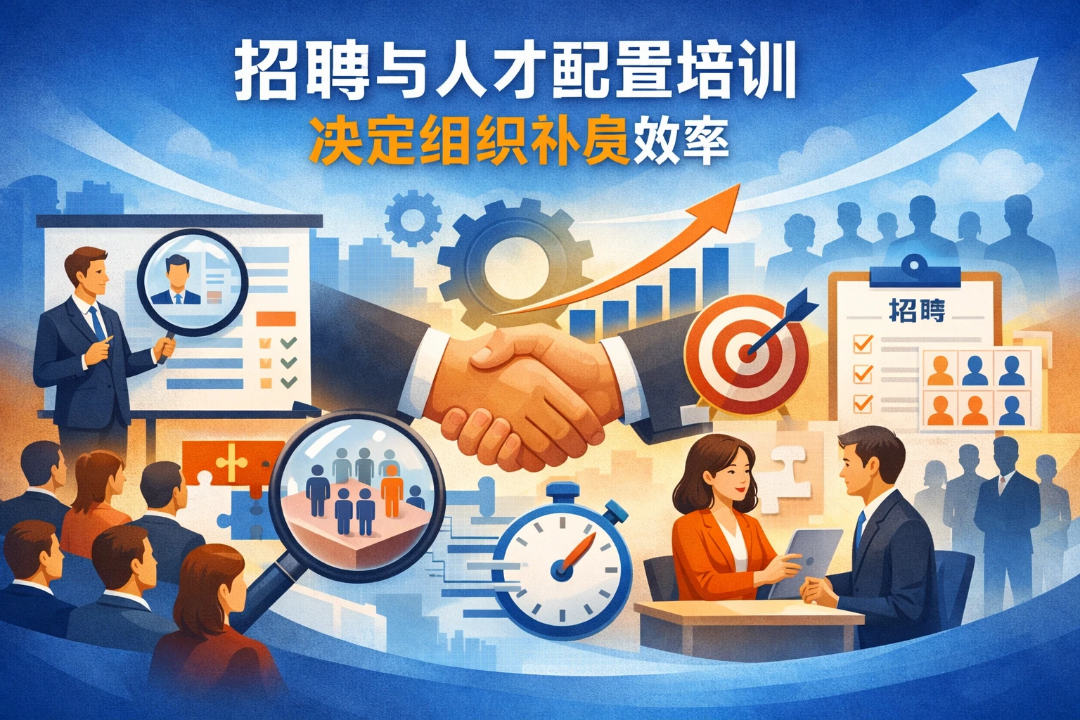 招聘与人才配置培训决定组织补员效率