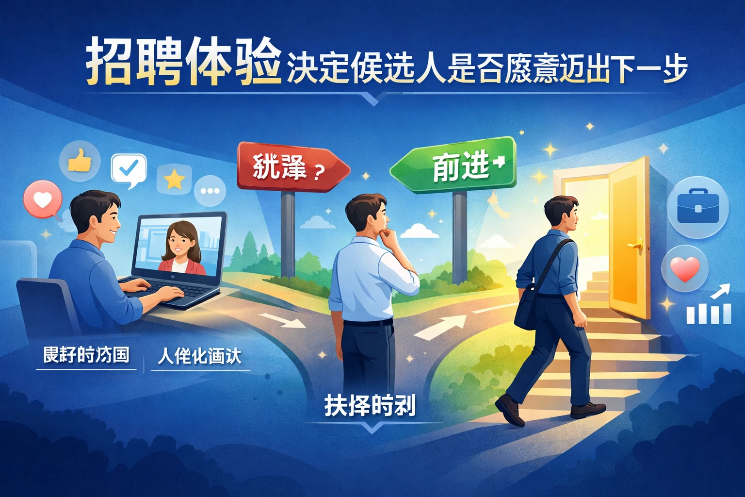 招聘体验决定候选人是否愿意迈出下一步