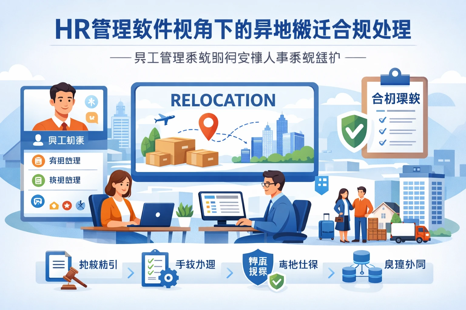 HR管理软件视角下的异地搬迁合规处理：员工管理系统如何支撑人事系统维护
