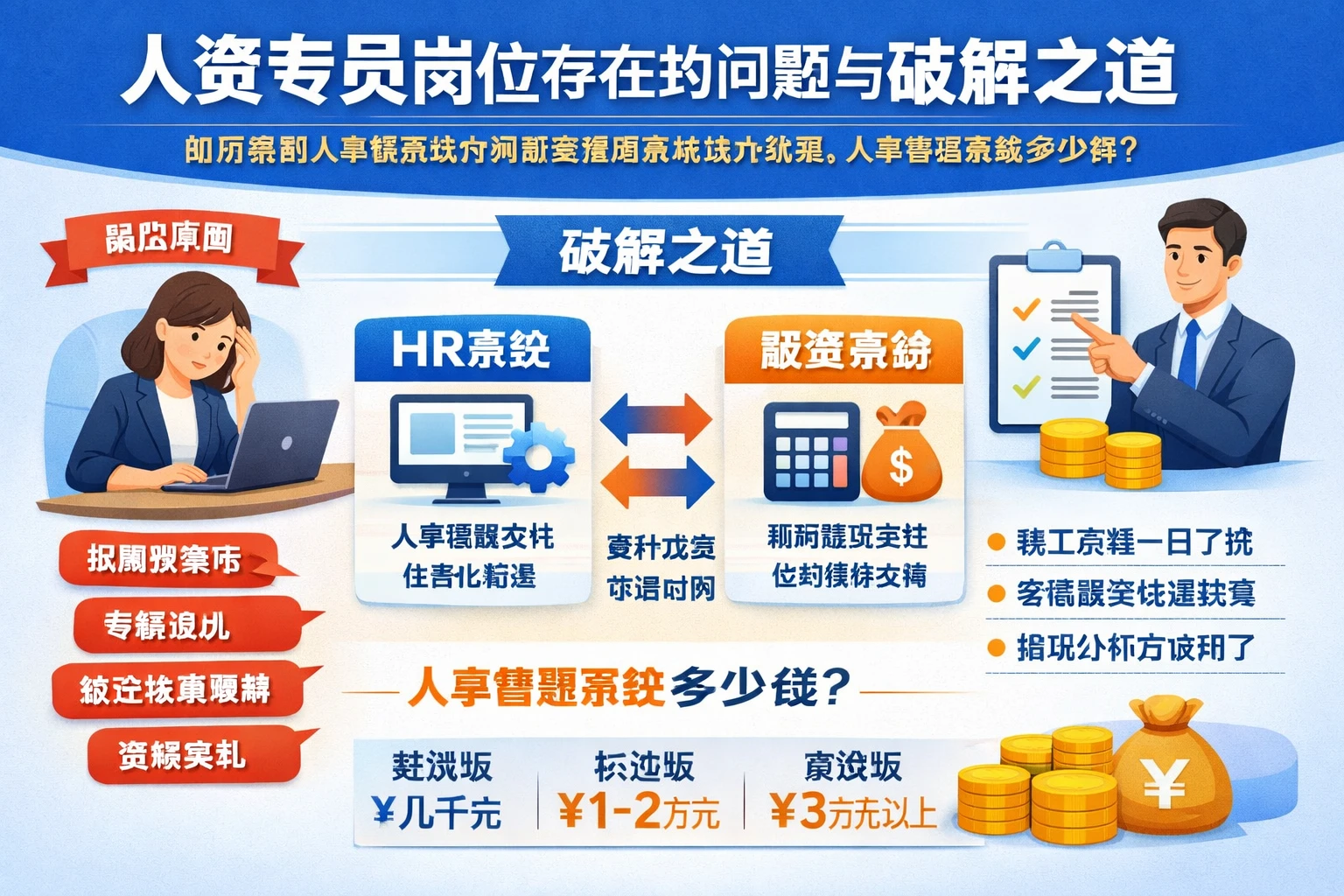 人资专员岗位存在的问题与破解之道：如何借助人事管理软件和薪资管理系统提升效率，人事管理系统多少钱