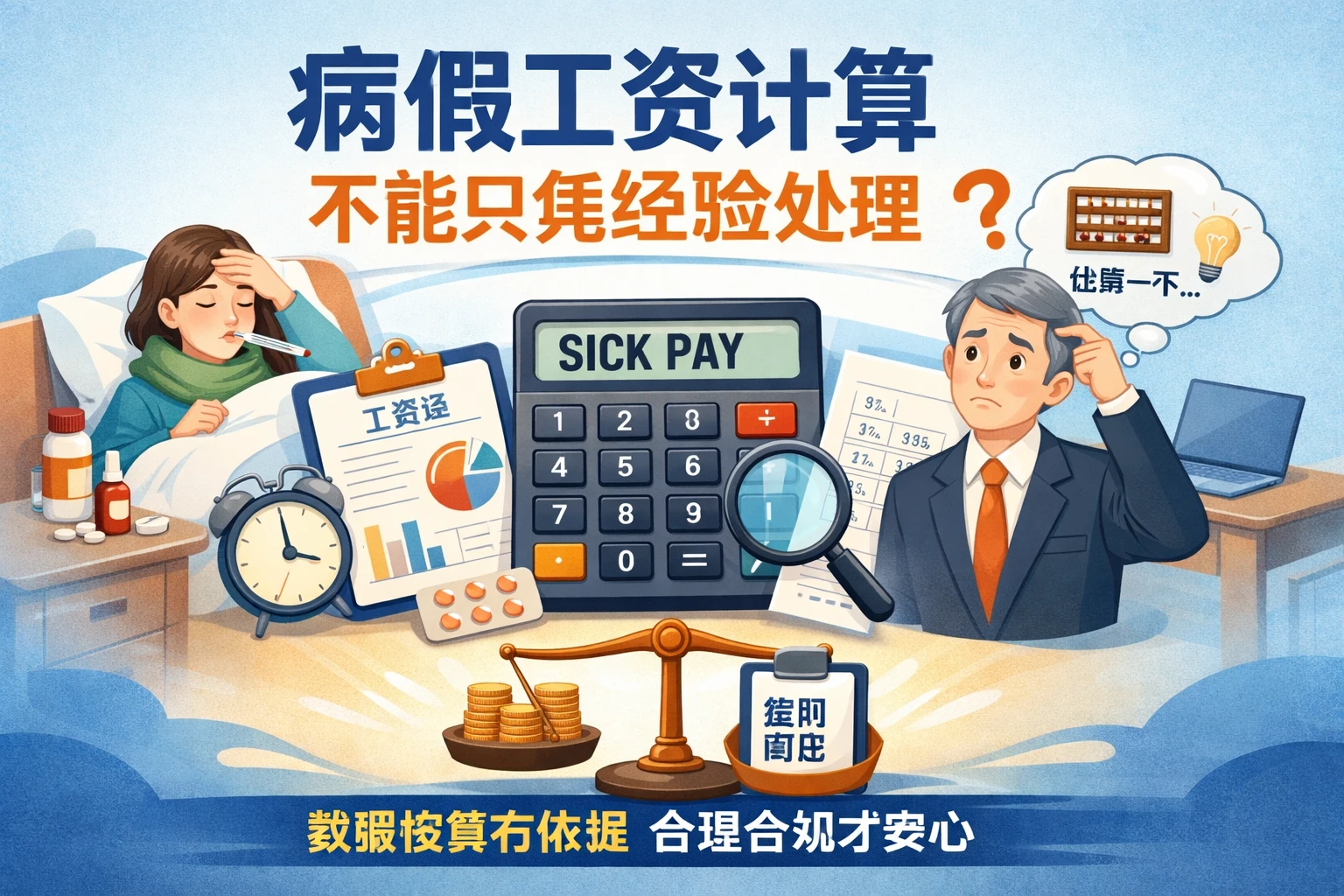 病假工资计算不能只凭经验处理