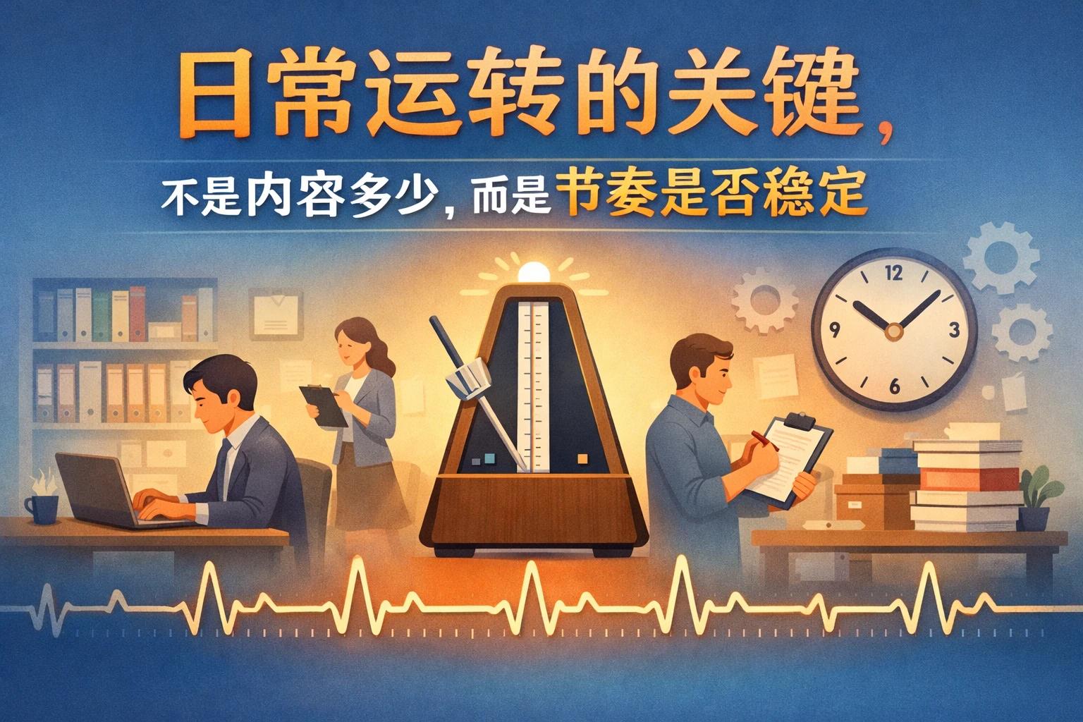 日常运转的关键，不是内容多少，而是节奏是否稳定