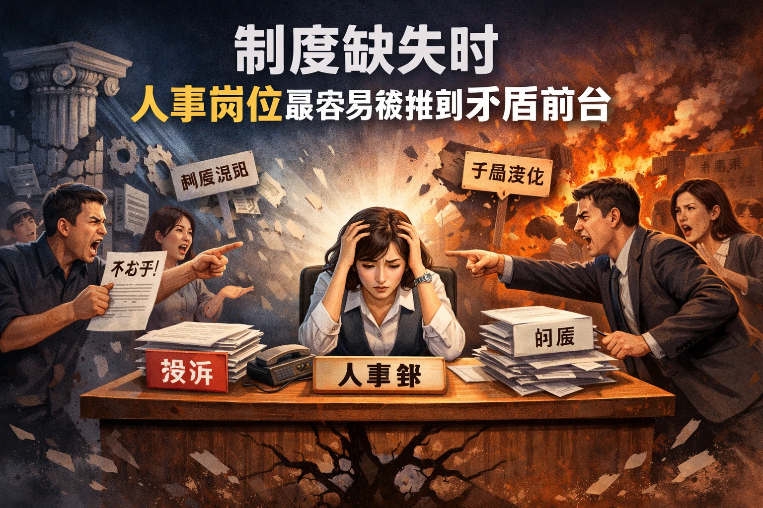 制度缺失时,人事岗位最容易被推到矛盾前台