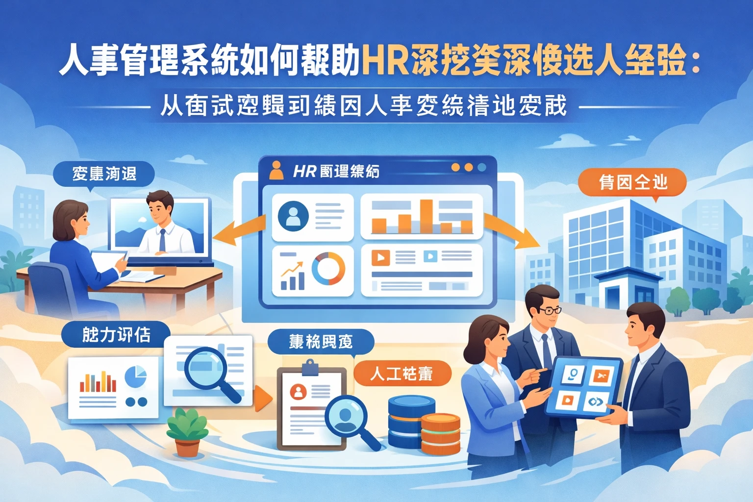 人事管理系统如何帮助HR深挖资深候选人经验：从面试逻辑到集团人事系统落地实践