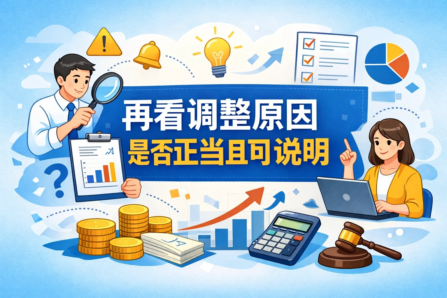 再看调整原因是否正当且可说明