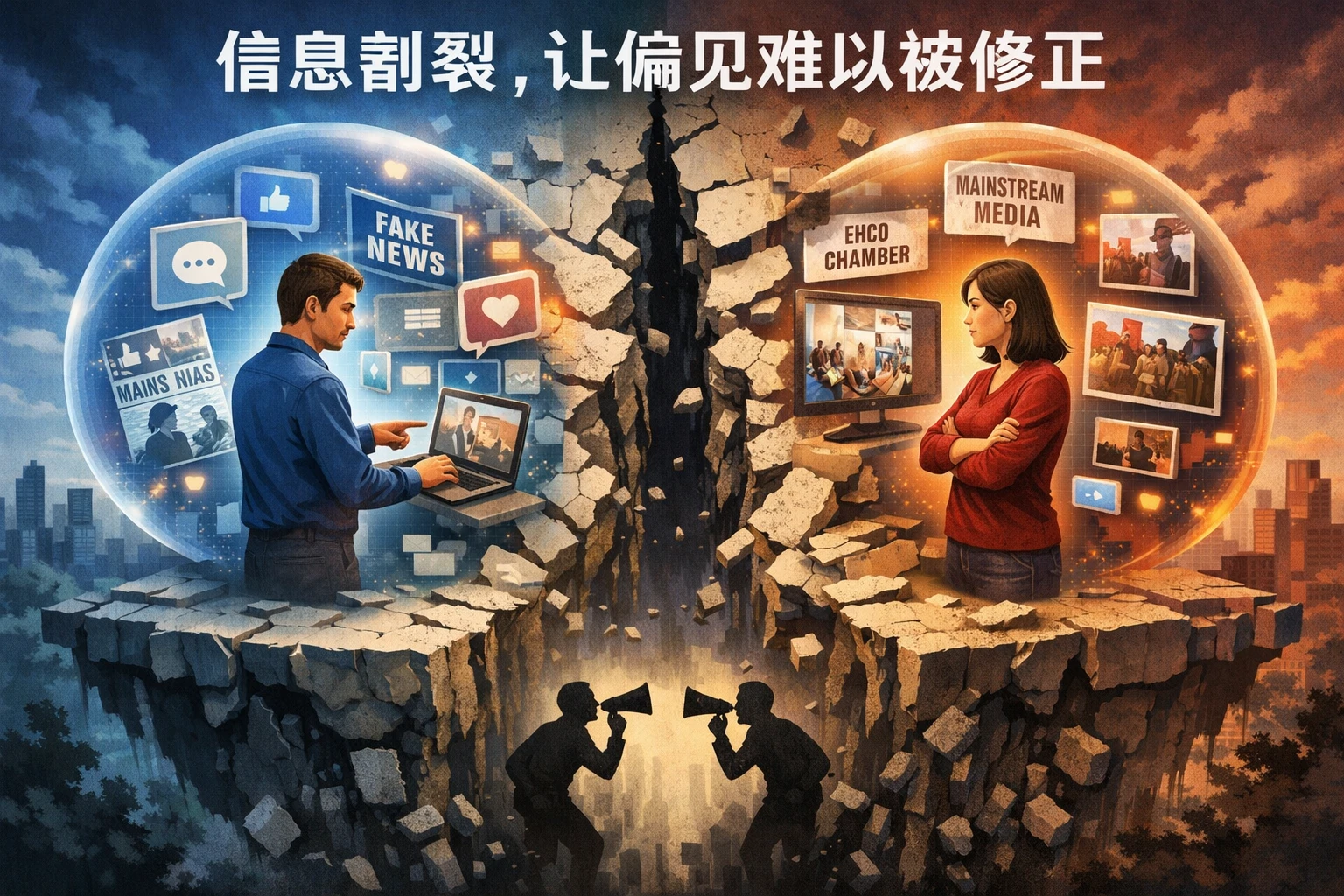 信息割裂,让偏见难以被修正