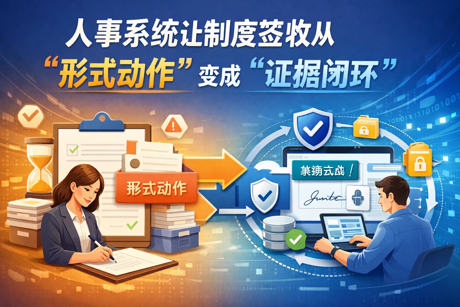 人事系统让制度签收从“形式动作”变成“证据闭环”