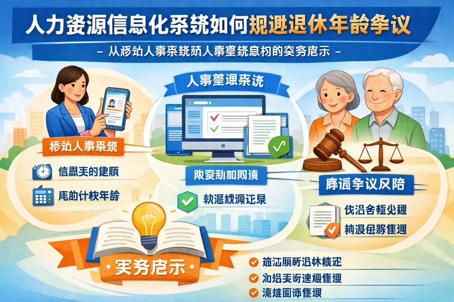 人力资源信息化系统如何规避退休年龄争议:从移动人事系统到人事系统案例的实务启示
