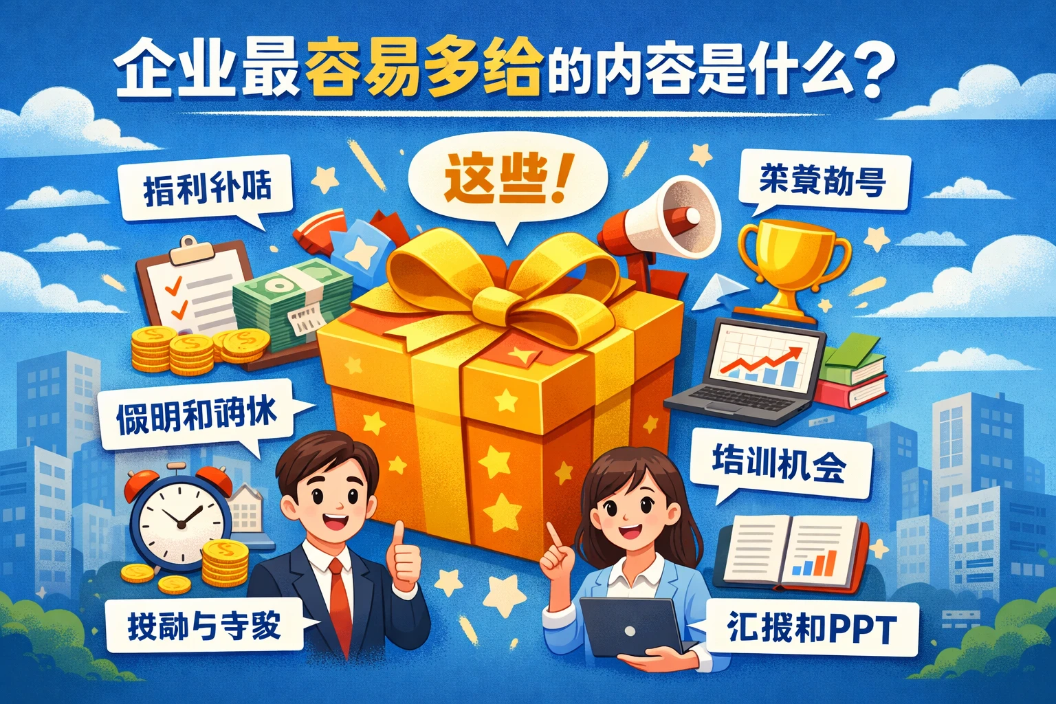 企业最容易多给的内容是什么