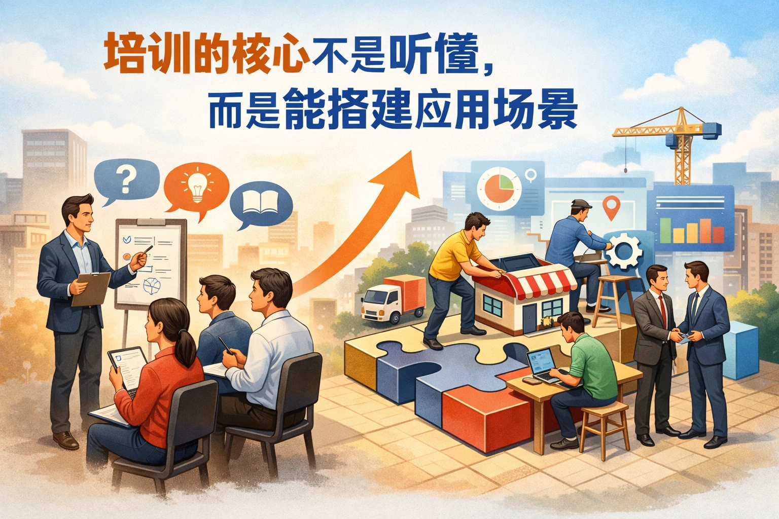 培训的核心不是听懂，而是能搭建应用场景