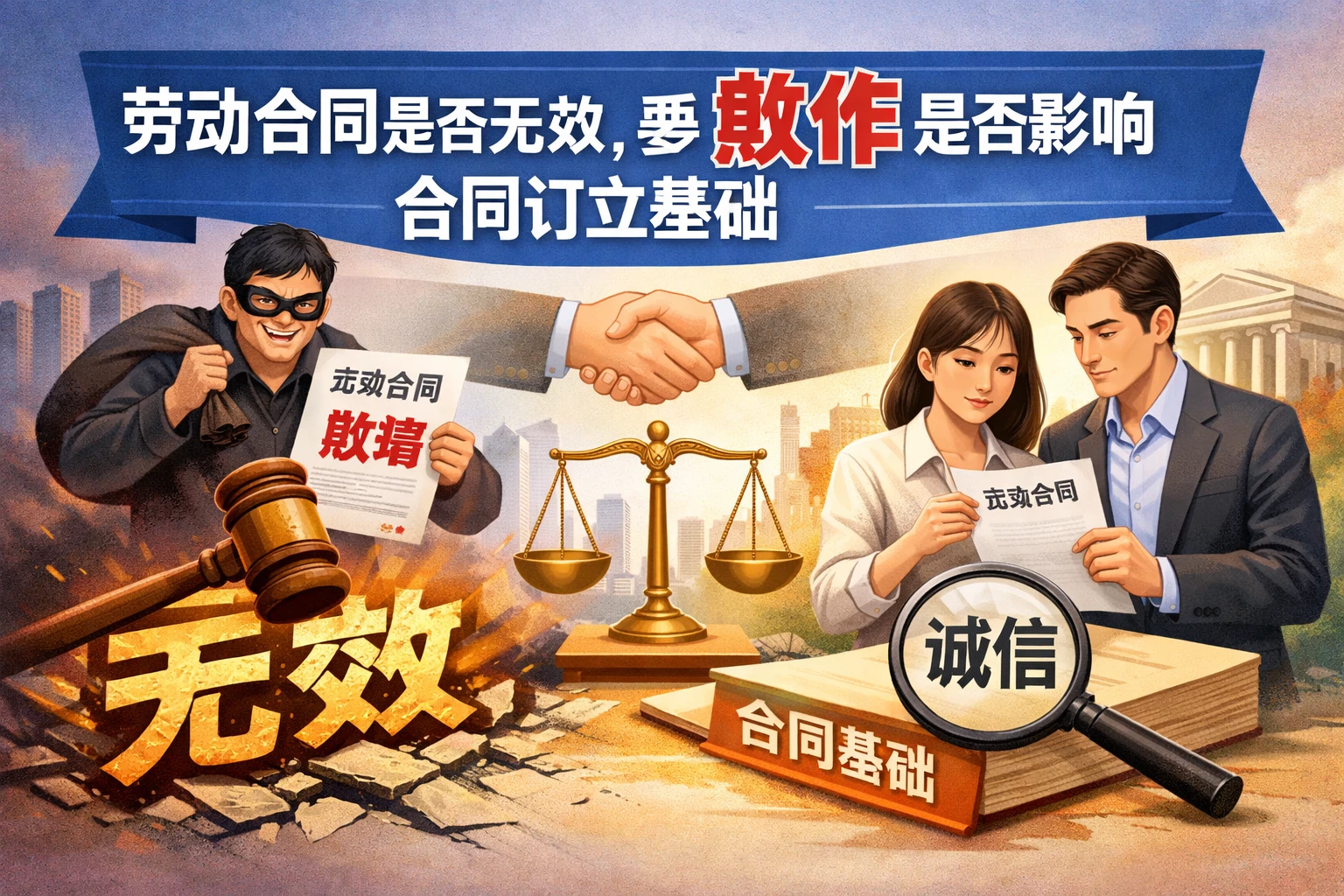 劳动合同是否无效，要看欺诈是否影响合同订立基础