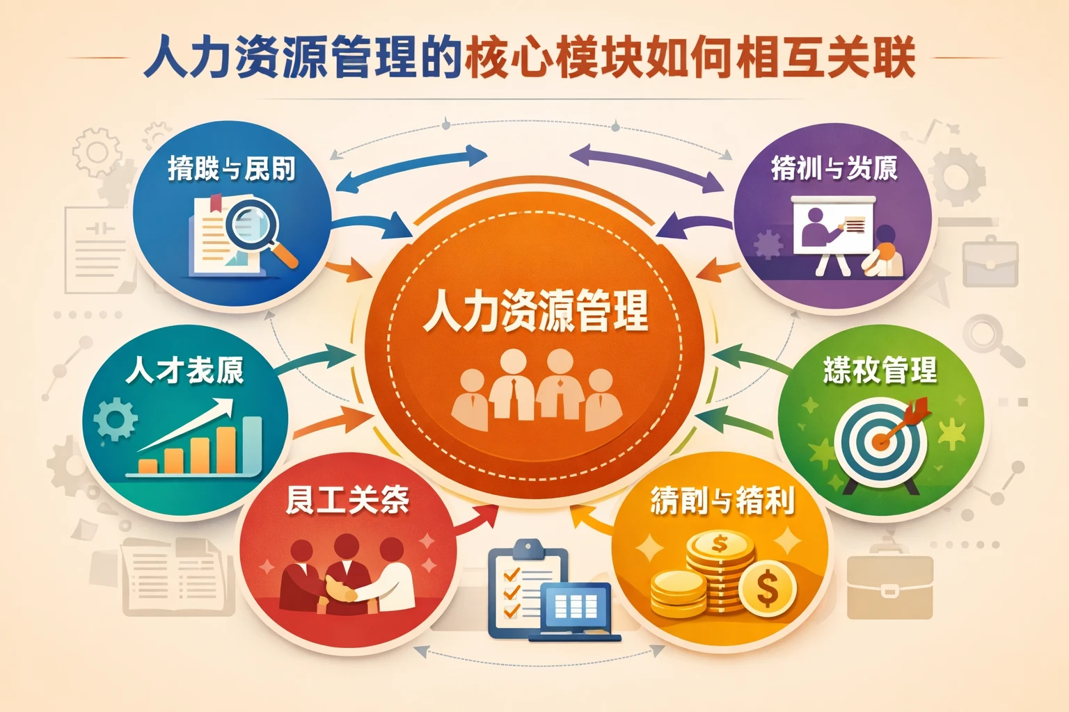 人力资源管理的核心模块如何相互关联