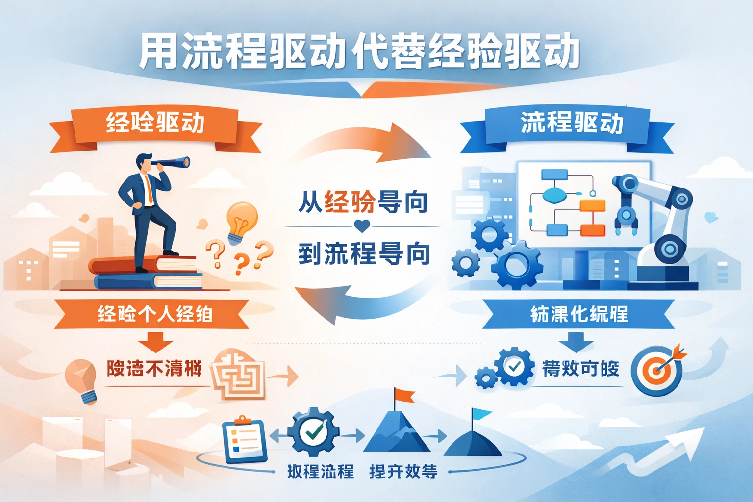 用流程驱动代替经验驱动