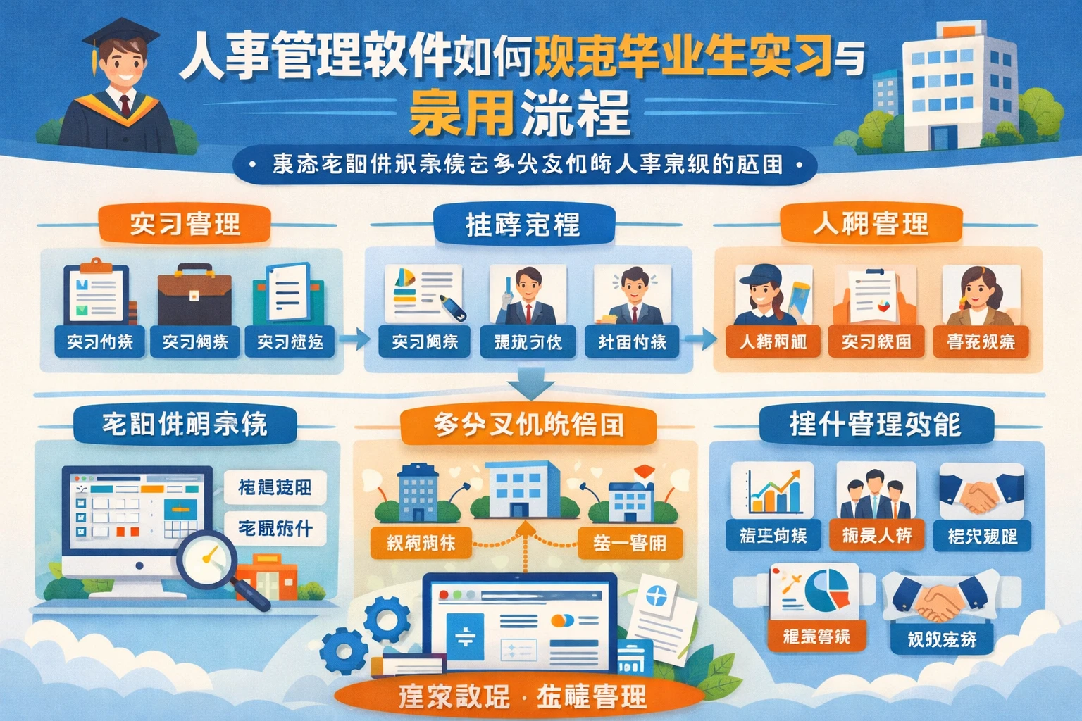 人事管理软件如何规范毕业生实习与录用流程：兼谈考勤排班系统与多分支机构人事系统的应用