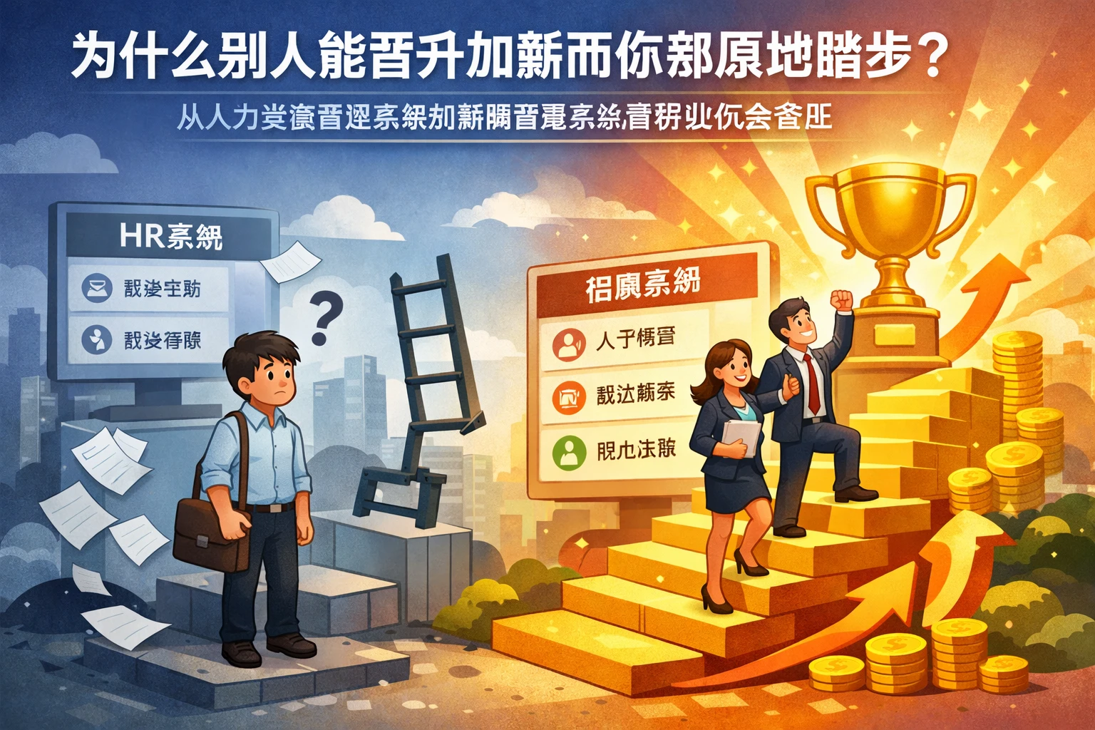 为什么别人能晋升加薪而你却原地踏步?从人力资源管理系统到招聘管理系统看职业机会差距