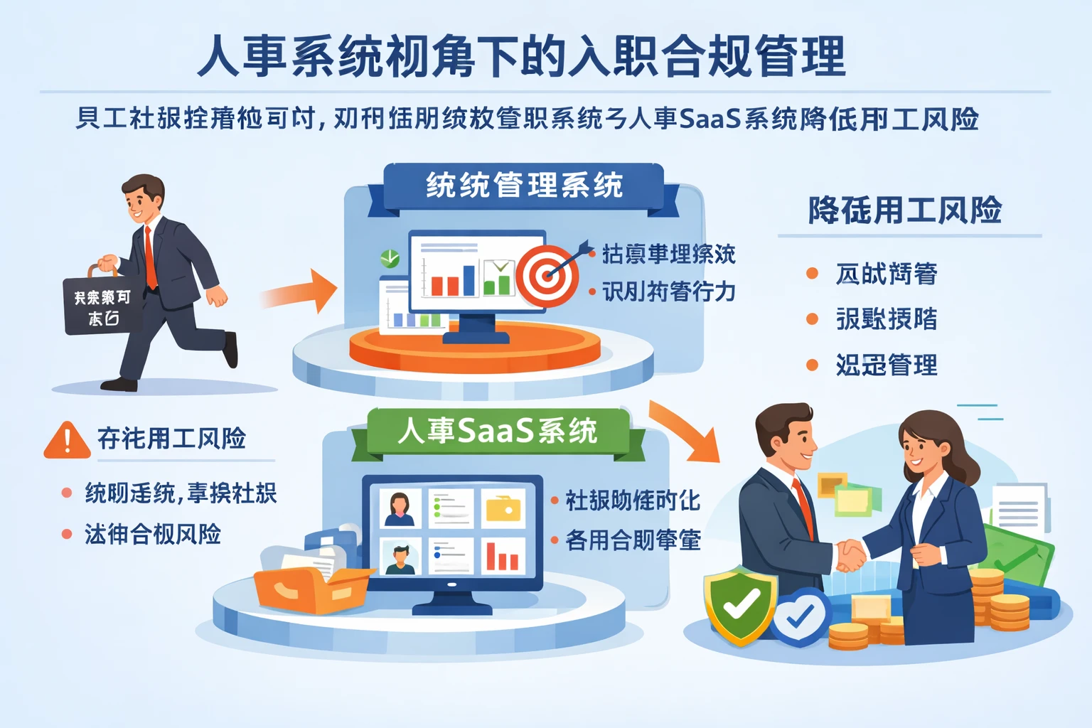 人事系统视角下的入职合规管理：员工社保挂靠他司时，如何借助绩效管理系统与人事SaaS系统降低用工风险