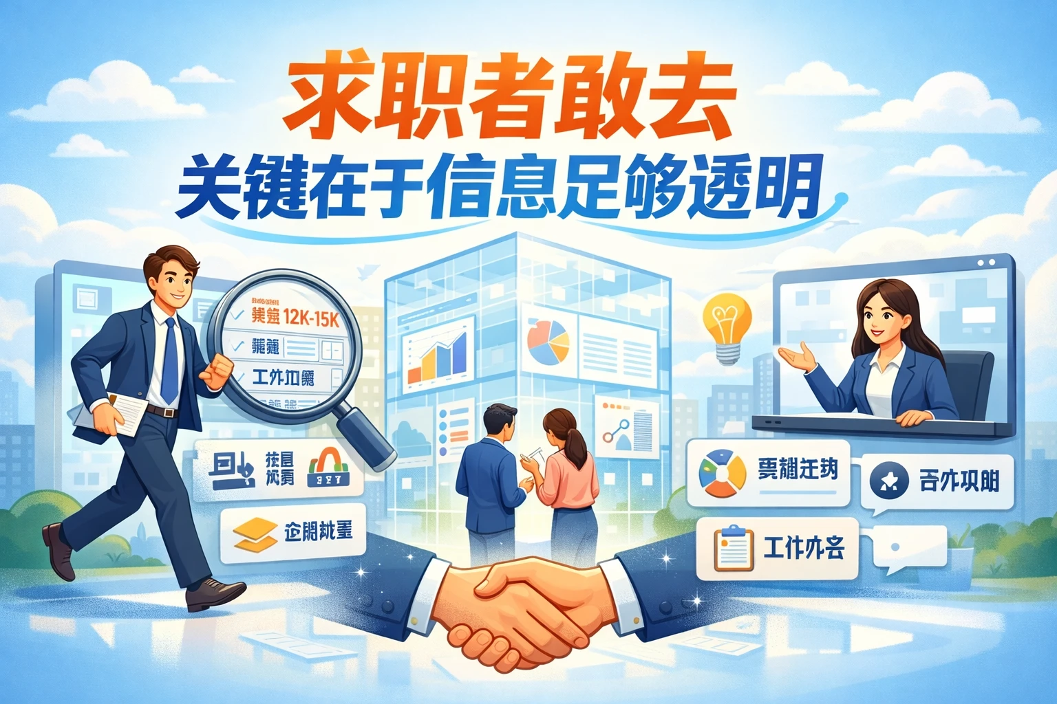 求职者敢去，关键在于信息足够透明