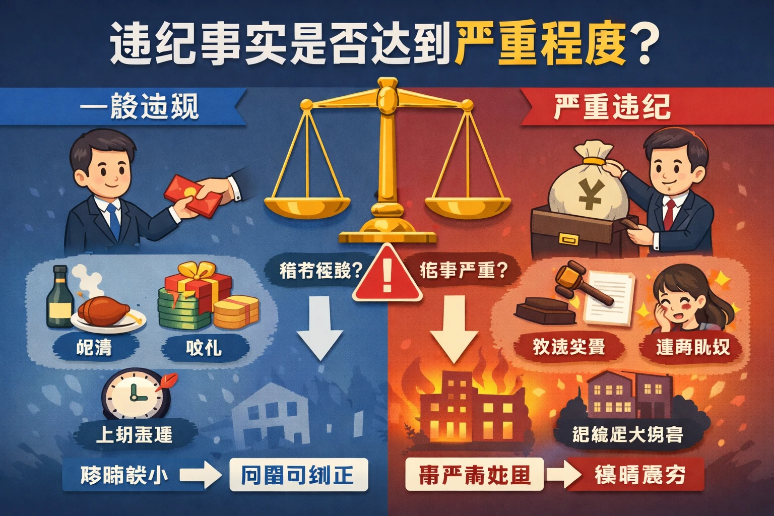 违纪事实是否达到严重程度