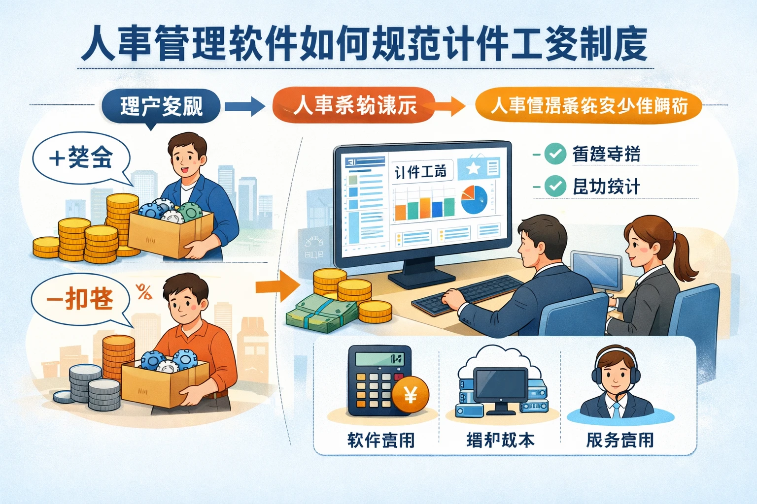 人事管理软件如何规范计件工资制度：从“超产奖励、未达标扣钱”到人事系统演示与人事管理系统多少钱解析