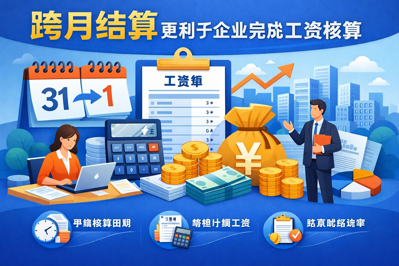 跨月结算更利于企业完成工资核算