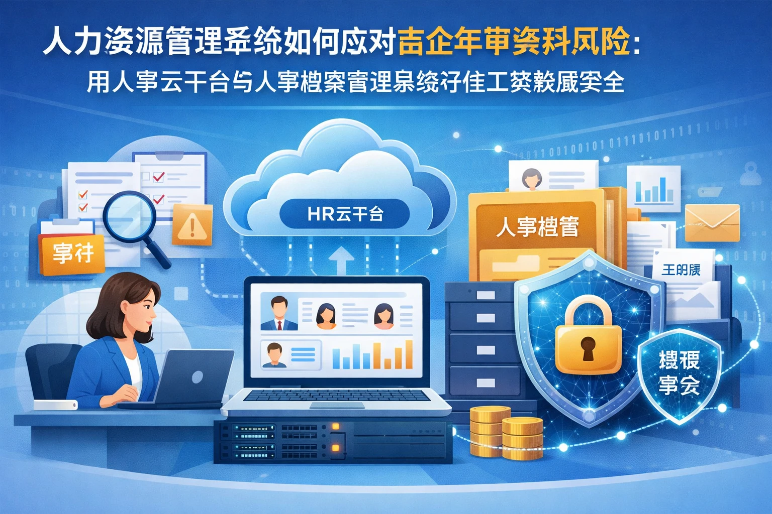 人力资源管理系统如何应对高企年审资料风险：用人事云平台与人事档案管理系统守住工资数据安全