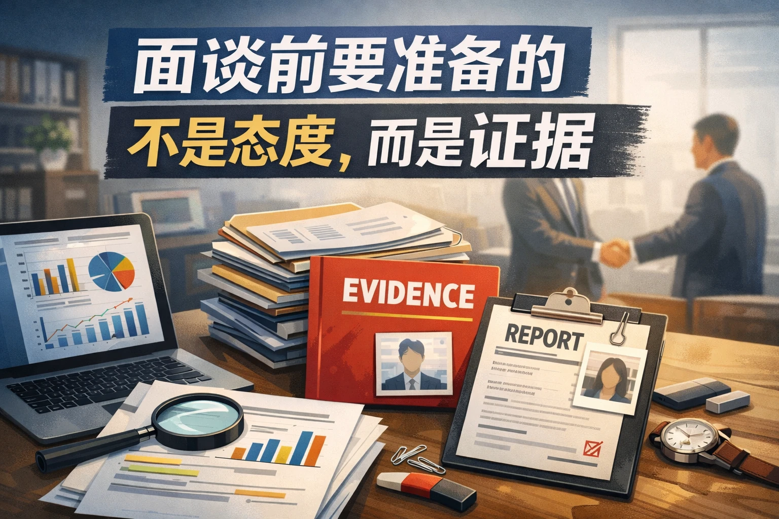 面谈前要准备的，不是态度，而是证据