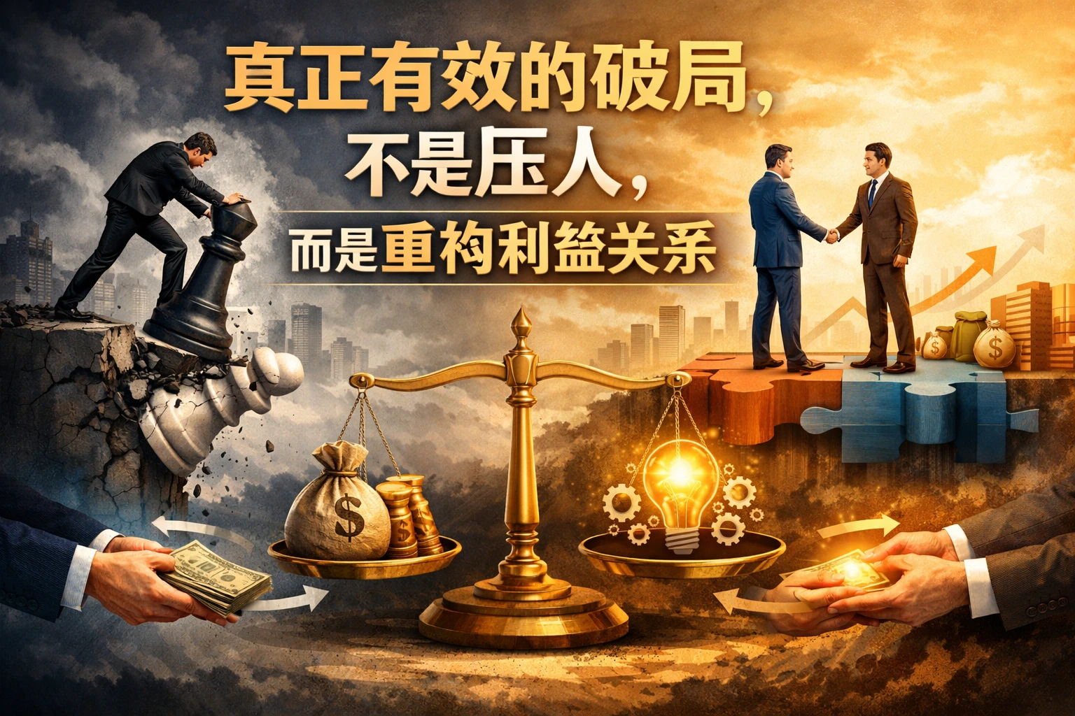 真正有效的破局，不是压人，而是重构利益关系