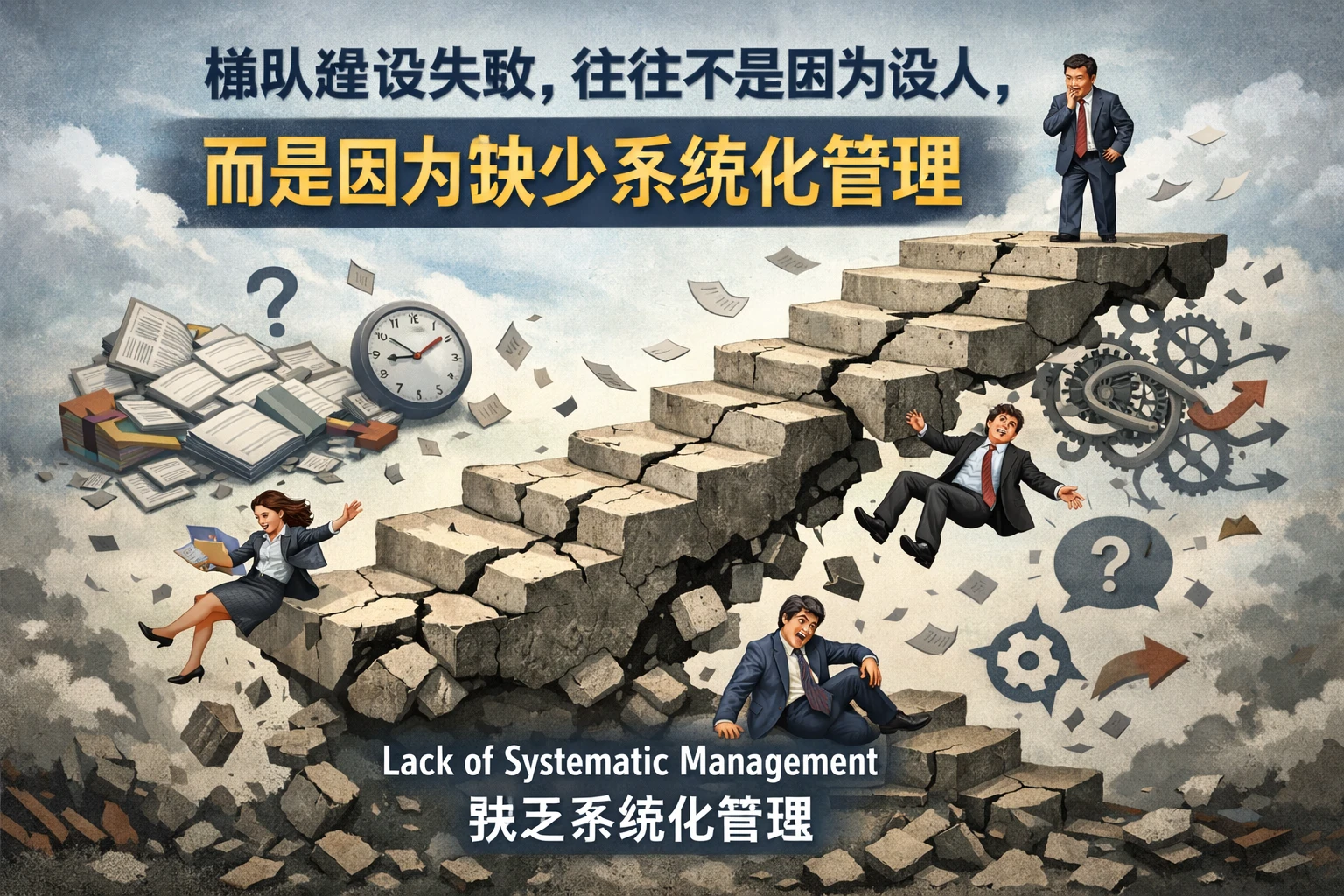 梯队建设失败,往往不是因为没人,而是因为缺少系统化管理