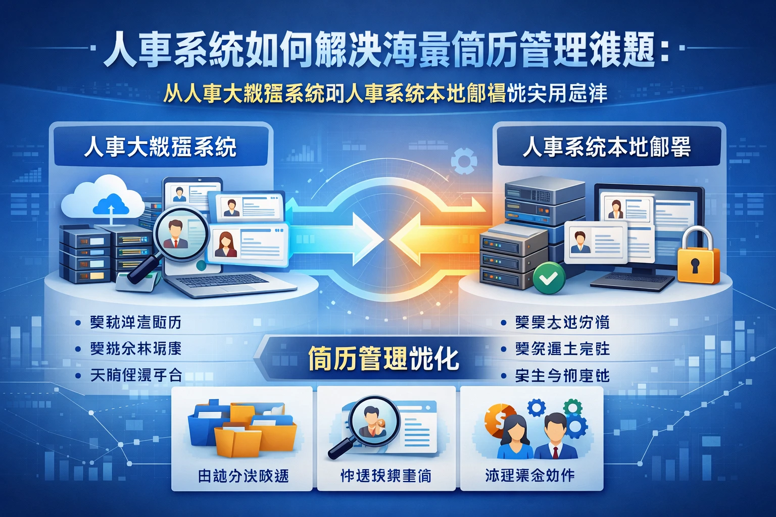 人事系统如何解决海量简历管理难题：从人事大数据系统到人事系统本地部署的实用选择