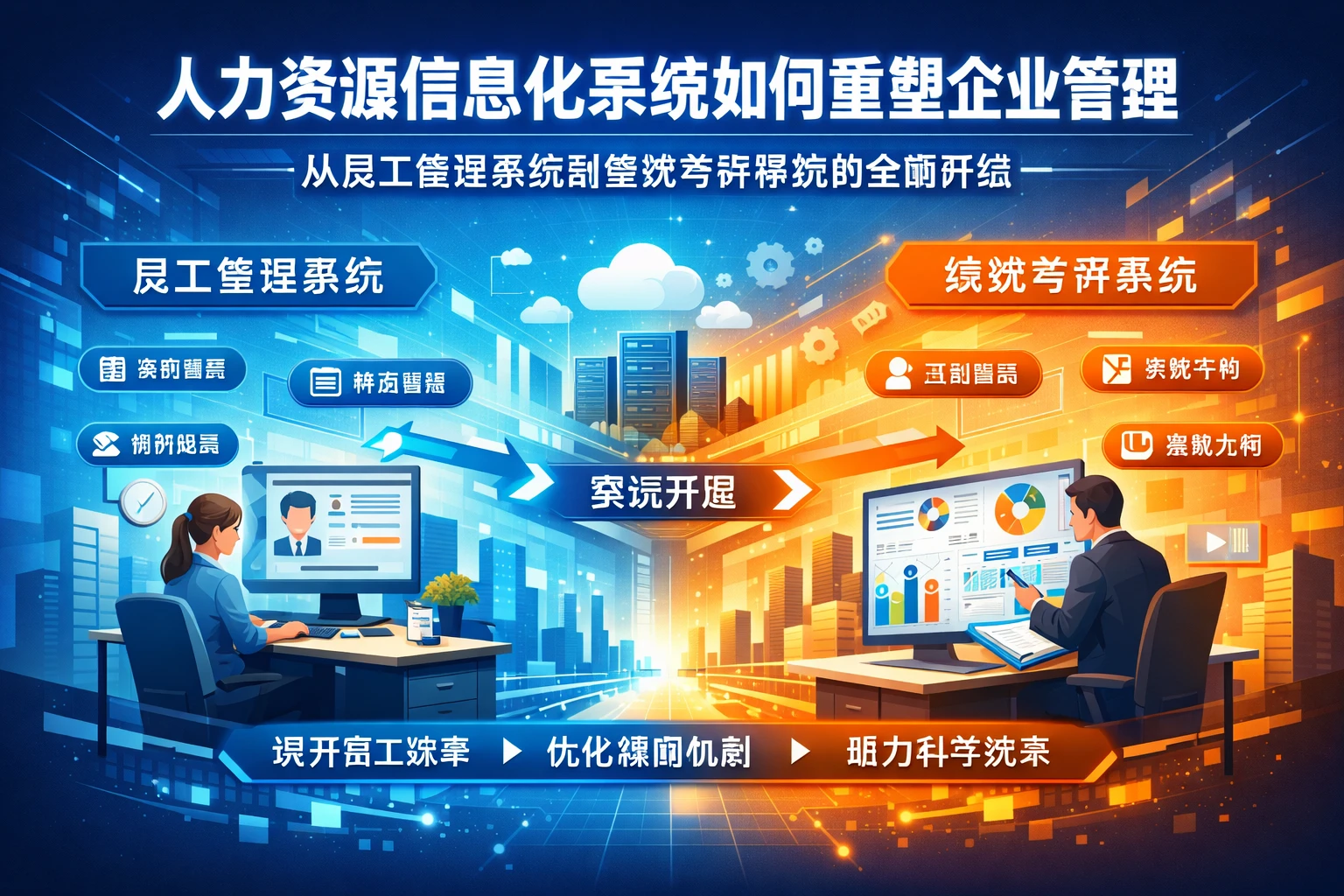 人力资源信息化系统如何重塑企业管理:从员工管理系统到绩效考评系统的全面升级