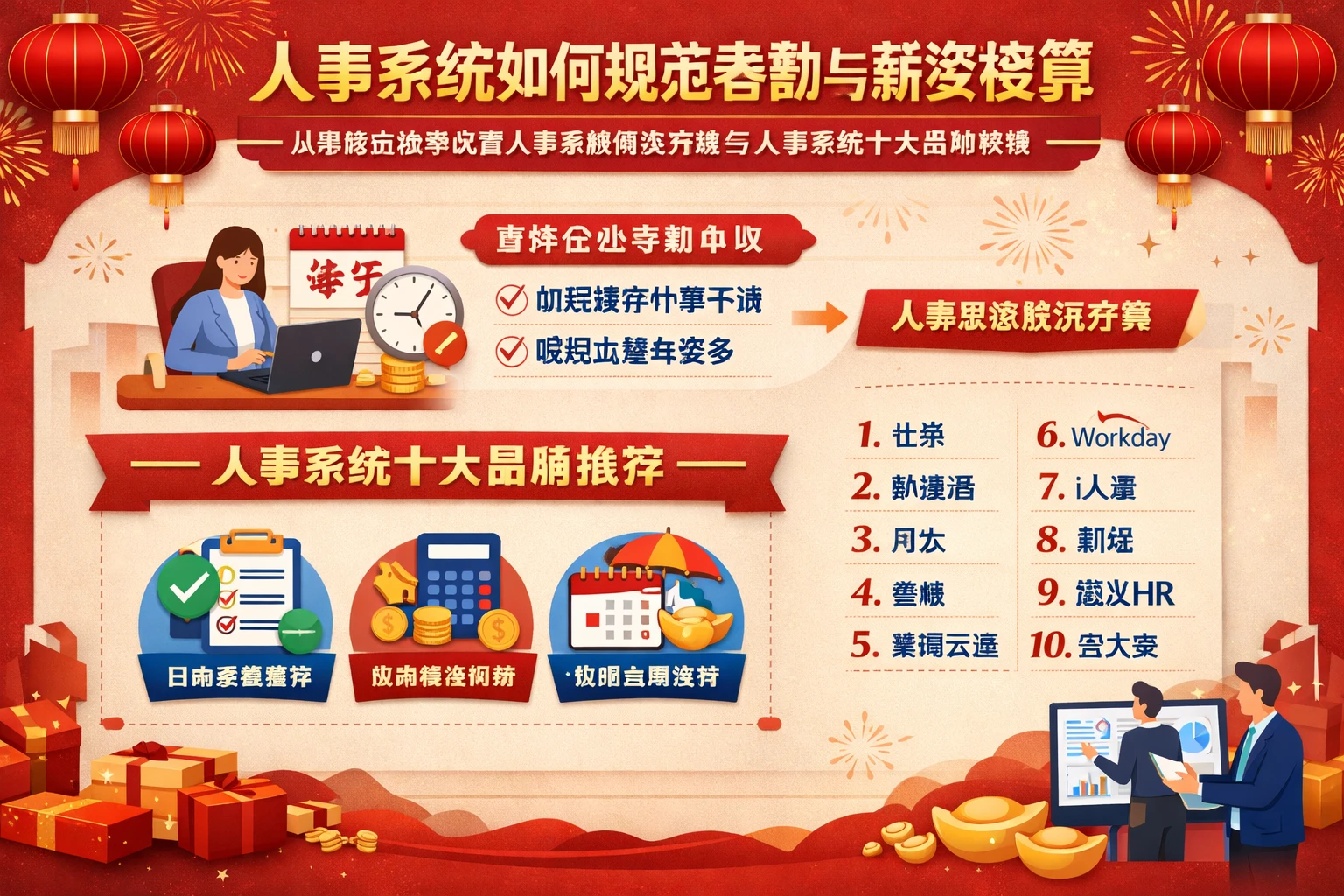 人事系统如何规范春节考勤与薪资核算：从单休企业争议看人事系统解决方案与人事系统十大品牌选择