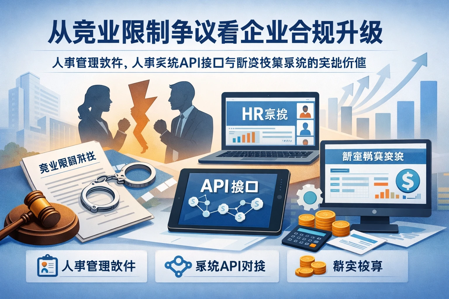 从竞业限制争议看企业合规升级：人事管理软件、人事系统API接口与薪资核算系统的实战价值