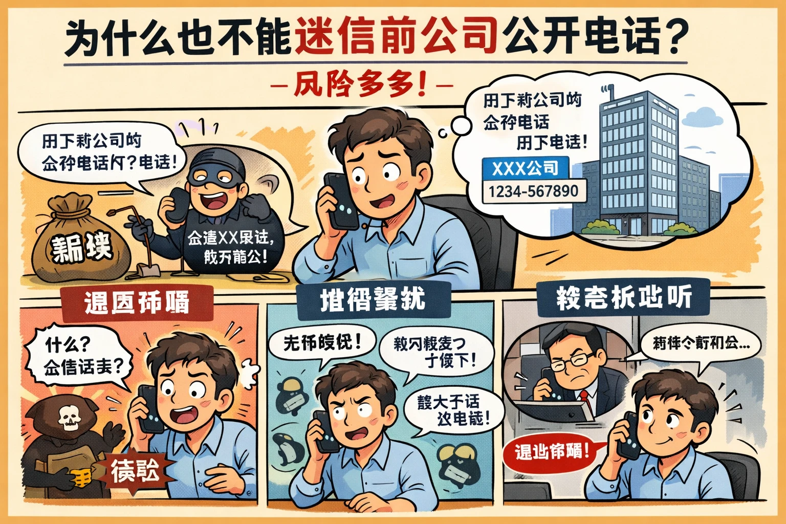 为什么也不能迷信前公司公开电话