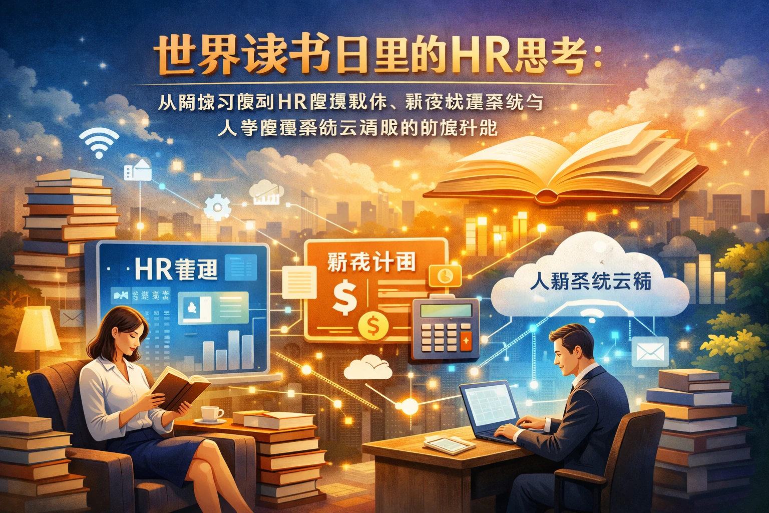 世界读书日里的HR思考：从阅读习惯到HR管理软件、薪资核算系统与人事管理系统云端版的价值升级