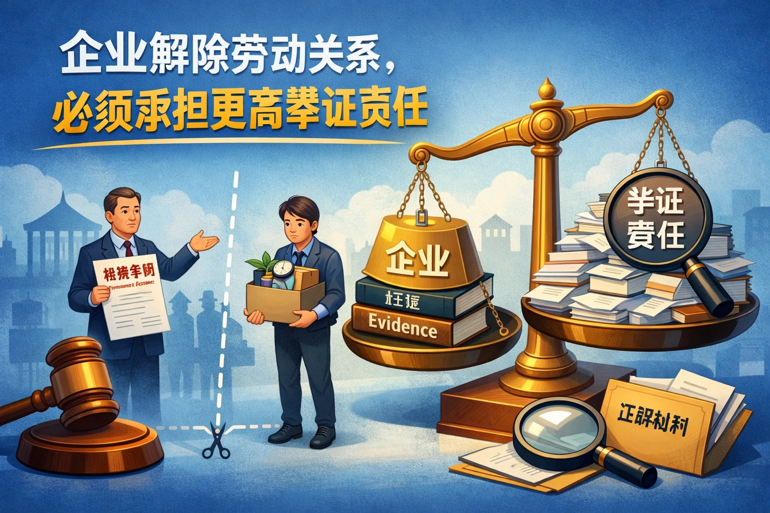 企业解除劳动关系，必须承担更高举证责任