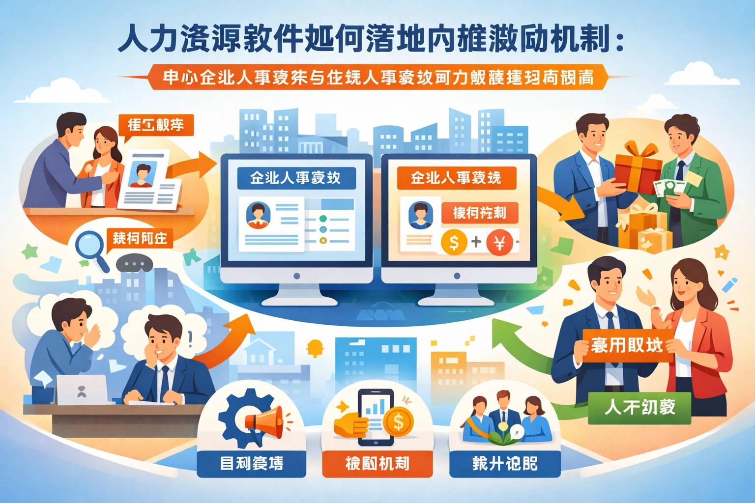 人力资源软件如何落地内推激励机制:中小企业人事系统与在线人事系统助力破解难招岗位困局